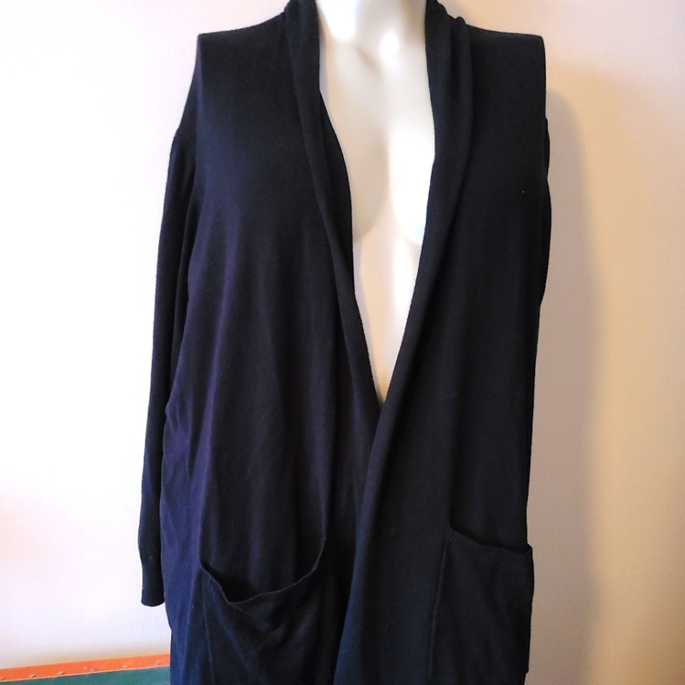 Black boyfriend cardigan